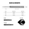 DESIGNA DARTS Corner Gallant Steel Tip Dart Set | Ringed