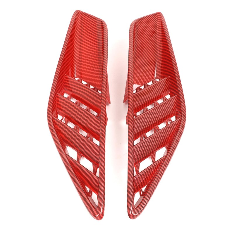 Rear Upper Quarter Panel Scoops Vents Trims for 2014-2019 Corvette