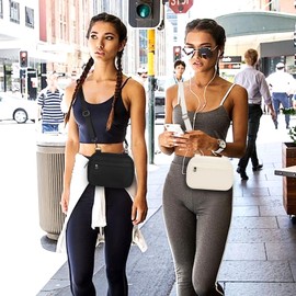 MAXTOP Small Crossbody Bags for Women Men Cell Phone Belt Bag Purse Fanny Pack with Adjustable Strap Black Sling Bag for Traveling Casual Festival Gifts