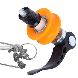 Bicycle Chain Holder Bicycle Wheel Holder Bicycle Chain Holder Wheel Holder Maintenance of Bicycle Cleaning Tools Made of Stainless Steel with Real Bearing