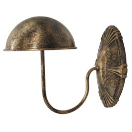 Owlgift Decorative Bronze Metal Vintage Style Wall Mounted Entryway Hat/Cap/Wig Hanger Display Rack - Set of 2