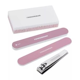 Tweezerman Kit De Pedicura Esencial De Té De Rosas Exclusivo De Tweezer
