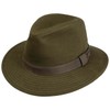 Stetson Waxed Traveller Fabric Hat Leather Set Summer Winter Men,