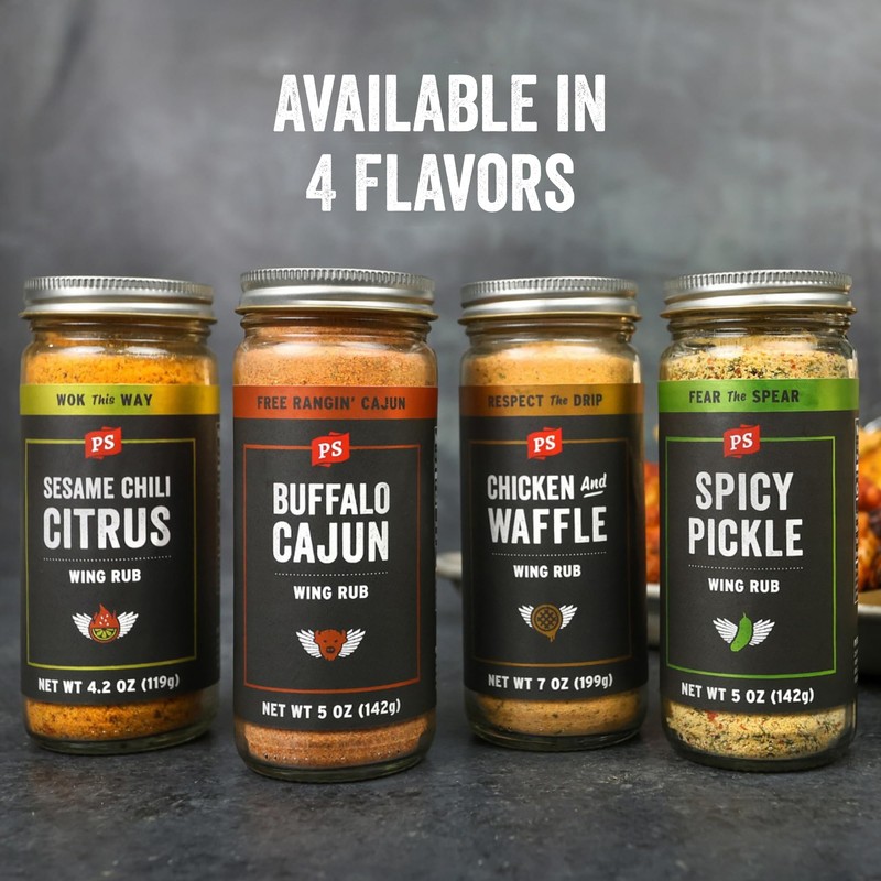 PS Seasoning Spicy Dill Pickle Wing Rub - Hot Chicken