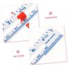 TEHAUX DIY Sewing Gauge Ruler for Measurement Markings Button Sliding
