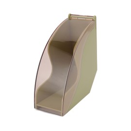 Coffee Filter Paper Storage Box Dustproof Plastic Filter Paper Rack Hand Brewed Coffee Filter Holder with Cover Green