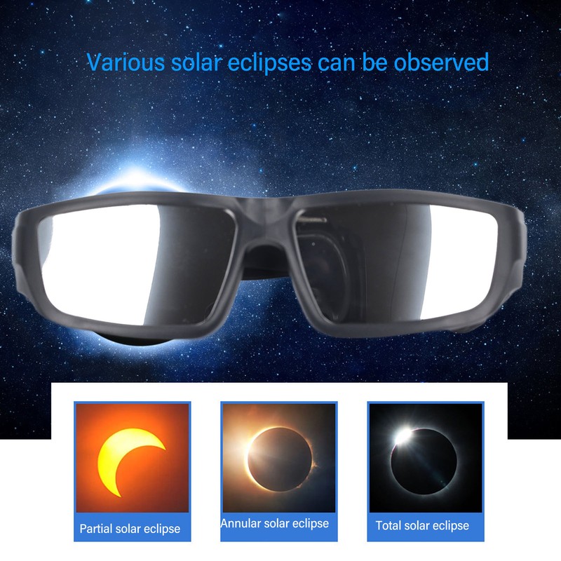 5 Pcs Solar Eclipse Glasses Lightweight Comfortable Portable Sun Viewing