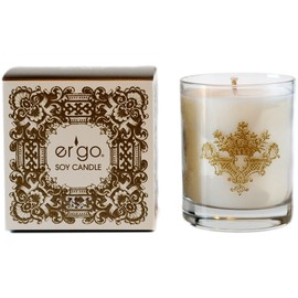 Ergo Soy Candle Pearl Collection, Hand Poured Natural Vegan Soy Wax - Luxuriously Scented Moroccan Cedar 7 Ounce Candle