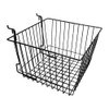MH GLOBAL Set of 6 Pieces Black Metal Wire Slatwall