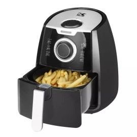 Kaloric NEW Kalorik Electric 3.2 Qt Air Fryer w/ Dual Layer Rack in Black, NO MESS‼