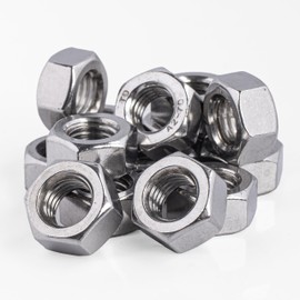 Topnorm24 - Hexagonal Nuts Stainless Steel M4 - (Pack of 50) V2A DIN 934, High-Quality Rustproof Nuts for Screws & Washers & Threaded Rods
