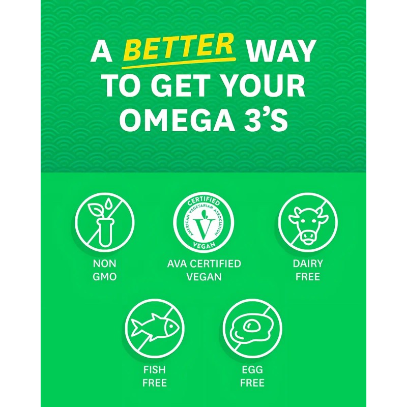 Zenwise Omega 3 Vegano 475 Mg 120 Softgels Sabor Sin