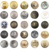 KENDANY 11 Pieces Vintage Antique Brass Metal Blazer Button Set