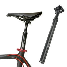 SPORTARC Seat Posts, Spring Suspension Seat Post, Bicycle Shock Absorber Spring Seat Post Sprung Aluminium Seat Post for E-Bike, Downhill, Trekking City Bike, 30.4 x 400 mm
