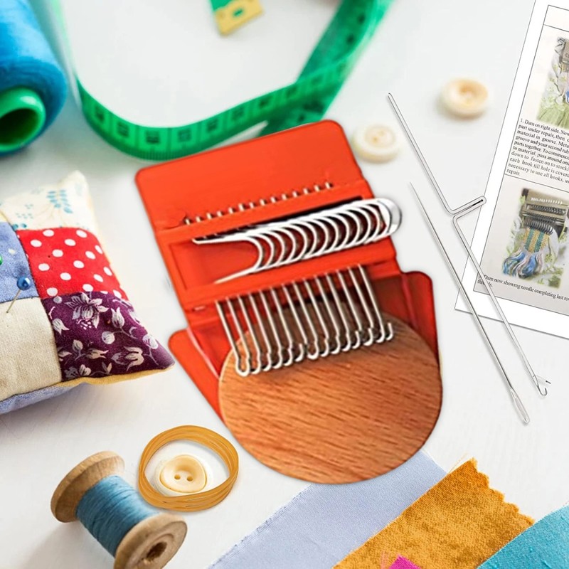 Mini Loom Weave Tool Kit Household Knitting Machine Loom Tamping