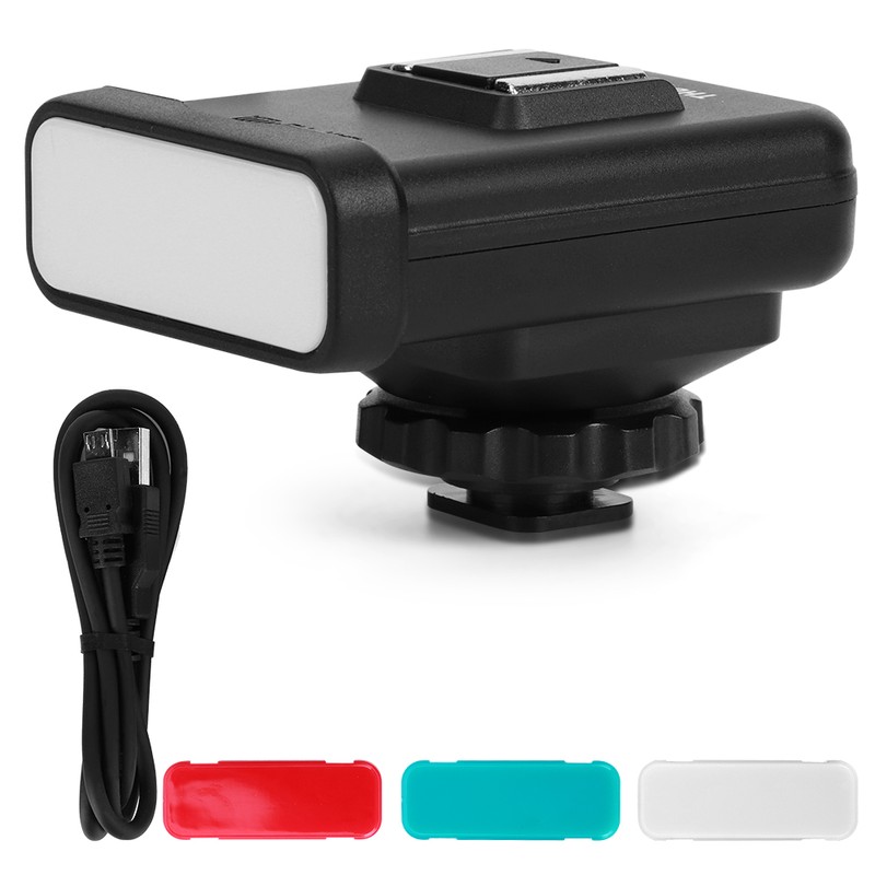 Ordro SL‑20 Camera Micro LED Fill Light Fashionable Colorful Lampshade