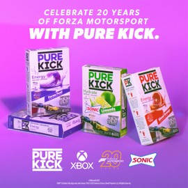 Pure Kick Forza Fuel Limited Edition Energy, Blood Orange Energy & Sonic Limeade Hydration Singles To Go Drink Mix – 3 / 6ct Boxes - 18 Total Packets