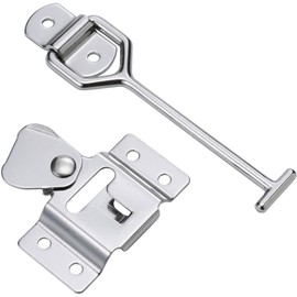 TRUSCO(トラスコ) 車体ドア留め金具 横型・ステンレス製 167mm 1組(袋)=1個 TDF-160Y