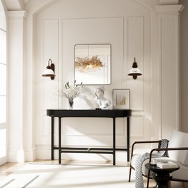 Black Bathroom Mirror 30X36 Inch Bathroom Vanity Mirror for Wall, Metal Frame Large Mirror, Tempered Glass, Modern Wall Mirror for Bathroom, Farmhouse, Horizontally or Vertically Hanging