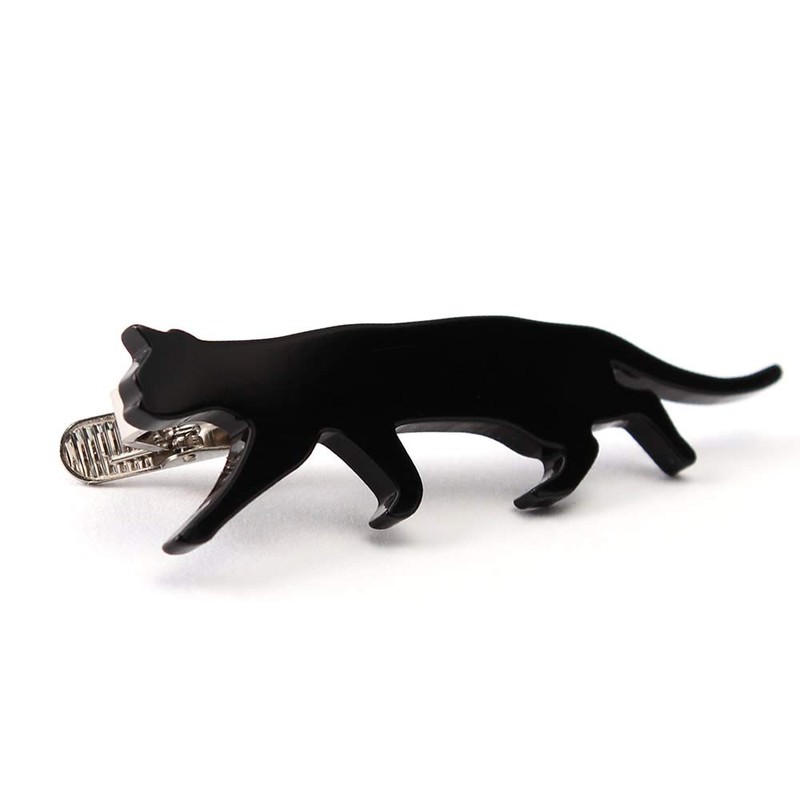Cat Tie Clip, For Cat Lovers, Made in Japan, Men's,