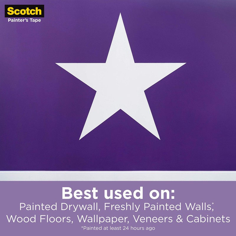 Scotch Delicate Surface Painter's Tape, 1.88" Width, 2080, 1 Roll