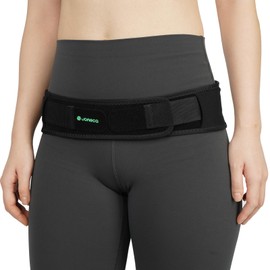 JOMECA Sacroiliac SI Joint Hip Belt for Women and Men - Adjustable Compression Pelvic Belt Support Hip Brace for SI Joint Dysfunction, Sciatica, FSA or HSA eligible (XLarge)