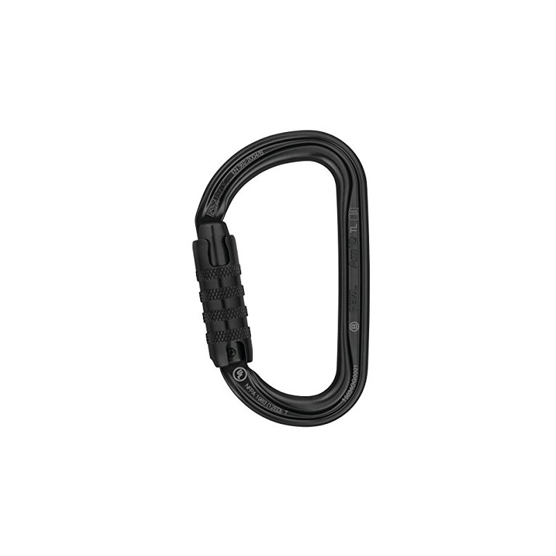 Petzl Erwachsene Karabiner Am'D Triact-Lock, Schwarz