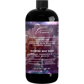 Lapew Aurabomb Scented Mop Soap Concentrate 36 oz | Premium Fragranced Floor Cleaner | Streak-Free | Hard Floor Cleaning Solution | Eco Friendly | Made in USA (Bombshell)