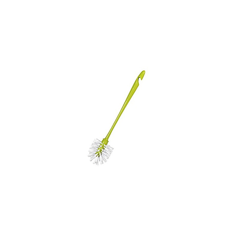 Rival Vase and Bottle Brush, Lime-Green