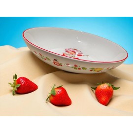 Strawberry Shortcake Rare Strawberry Shortcake Pasta Bowl 9” Ceramic - NEW