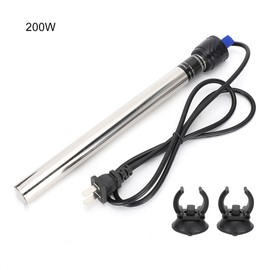QY-700 Aquarium Stainless Steel Submersible Water Heater Fish Tank Automatic Constant Temperature Heating Rod200W