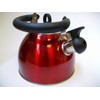 2.5 Litre Whistling kettle - Red - Folding handle