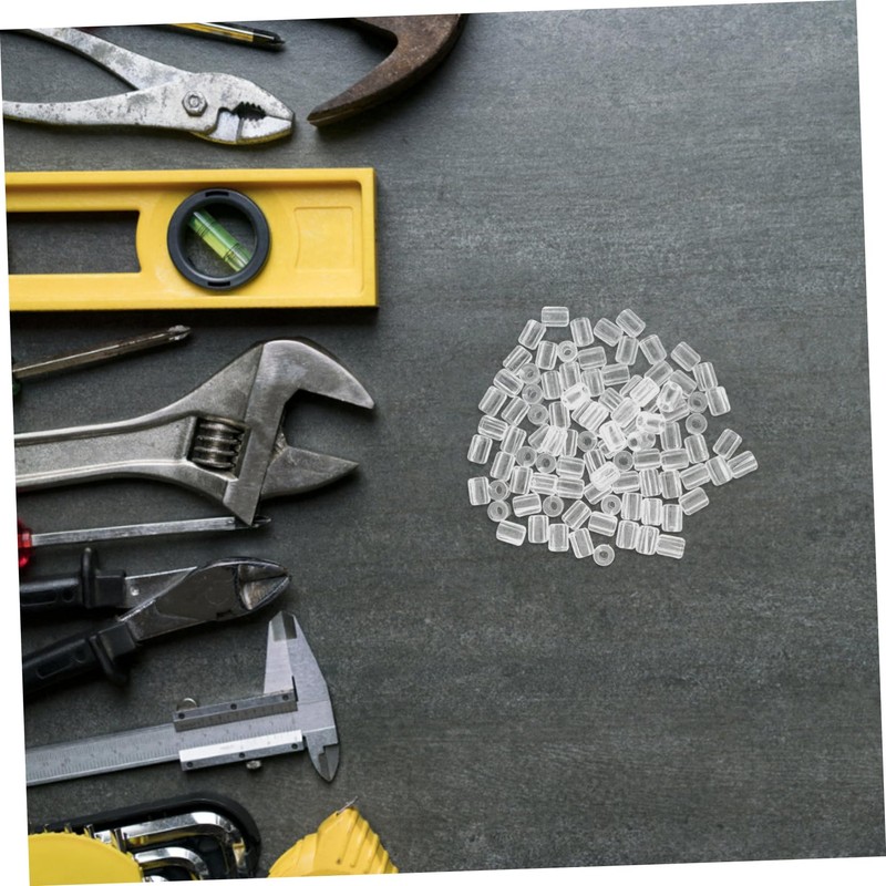 ABOOFAN 90PCS Peg Hook Stoppers for Pegboard Inventory Control Clips