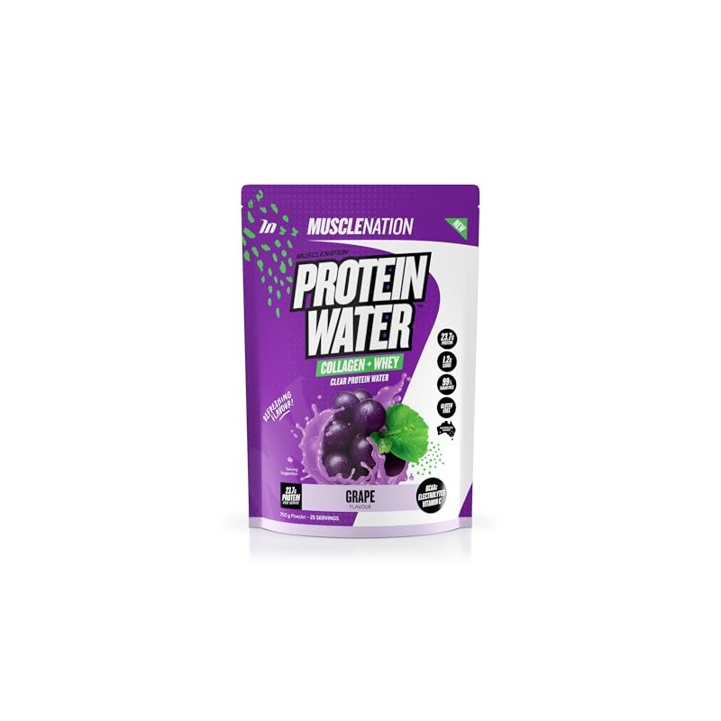 Muscle Nation Grape Protein Water 750g (25 Serves)