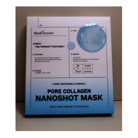 MediAnswer MEDIANSWER Pore Collagen Nanoshot Mask Pack 20 sheets / 메디앤서 MEDIANSWER 포어 콜라겐 나노샷 마스크 팩 20매