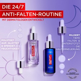 L'Oréal Paris Facial Care Set with Revitalift Filler Anti-Wrinkle Serum with Hyaluronic Acid and Vitamin C and Revitalift Laser Anti-Wrinkle Night Serum with Vitamin A, Nourishing Oil & Hyaluronic Acid