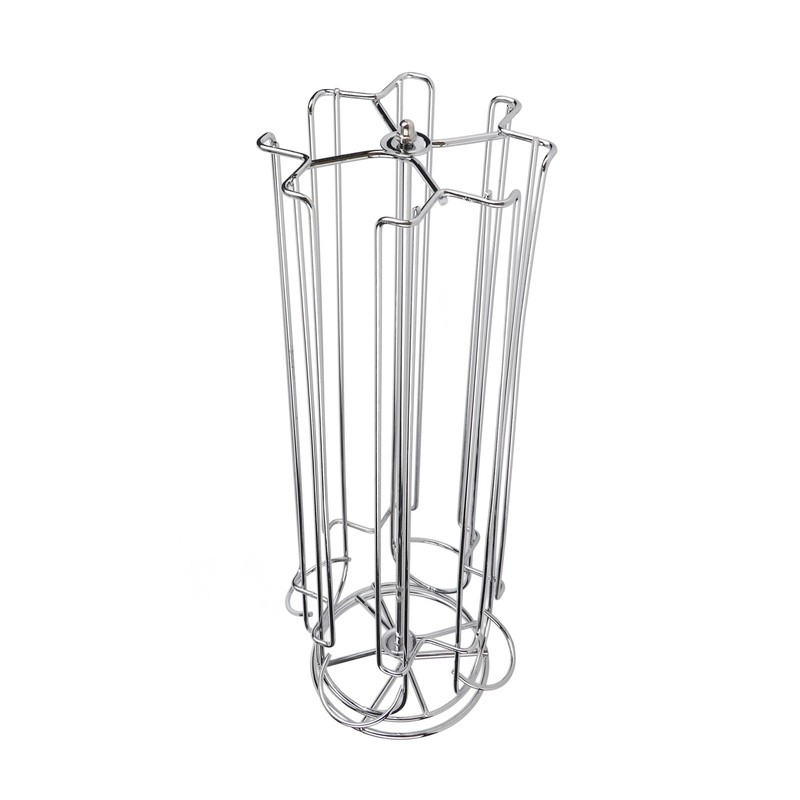 Coffee Pod Holder Tower Stand Rack Revolving Rotating 28 Capsules