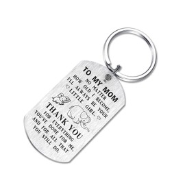 Mom Gifts from Daughter, Mom Keychain from Daughter, Mothers Day Mom Gifts, Happy Birthday Mom, I Will Be Your Little Girl