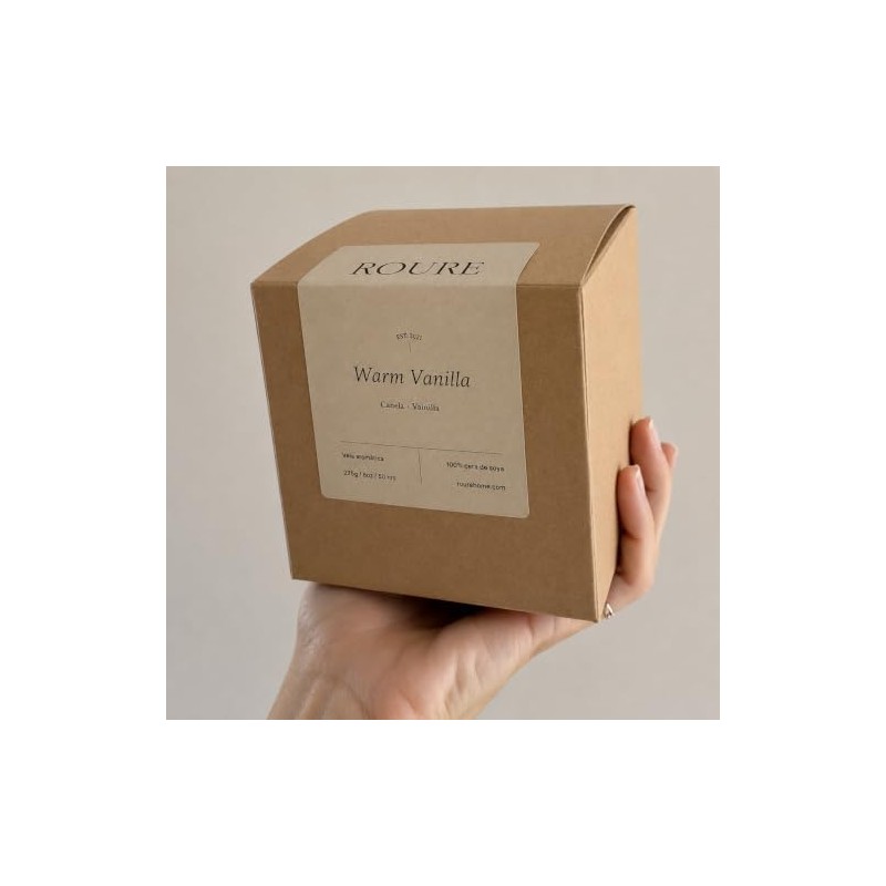 Vela Aromática ROURE "Warm Vanilla" (Canela + Vainilla) - ÚLTIMAS