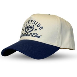 Vintage Trucker Hat | Country Cowboy Cute Preppy Retro Western Trucker Hats | Men Women Trendy Snapback | Tan Red Green Black (Courtside | Navy)