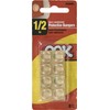 OOK 534220 Clear Self-Adhesive Protective Bumpers (1/2")
