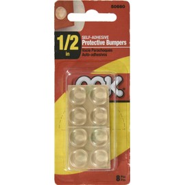OOK 534220 Clear Self-Adhesive Protective Bumpers (1/2")