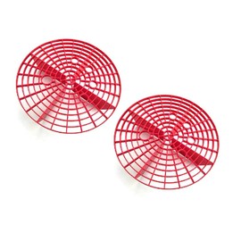 Plutreas Car Wash Bucket Insert Fits 12 Inch Diameter Bucket or 3-5 Gallon Bucket, Dirt Guard Insert for for Car Detailing Cleaning Washing Kit (Red)