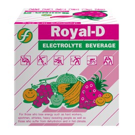 Royal-D Royal-D Electrolyte Beverage Powder - Electrolyte Powder for Dehydration Relief, Isotonic Electrolyte Drink Mix, Electrolyte Drink Mix. Sodium, Potassium - Strawberry Flavor (8.8 Oz Box, 4 Count)