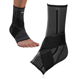 CULEB Sprunggelenkbandage,Verstellbare Knöchelbandage für Achillessehne und Plantarfasziitis,Bandage Fußgelenk für Schutz und Stabilisierung,Atmungsaktive Orthopädische Fußbandage für Beide Füße