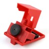 POFET Red Clamp-On Breaker Lockout Good with handle width ≤