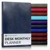 Gallery Leather Desk Monthly Planner 2026 - Acadia Navy -