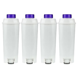 BlueStars PACK OF 4 Coffee Machine Water Filters compatible with Delonghi Coffee Machines DLSC002 included De'longhi ECAM ESAN ETAM BCO410 BCO420 EC680 and more