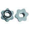 Tunturi Weight Clasps, Screw Caps, Barbell Clasps, 30 mm, Pack