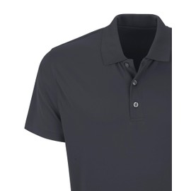 Vantage Apparel Men's Collegiate Premium Moisture Wicking Team Color Icon Polo, Louisville Cardinals, Dark Gray, Large